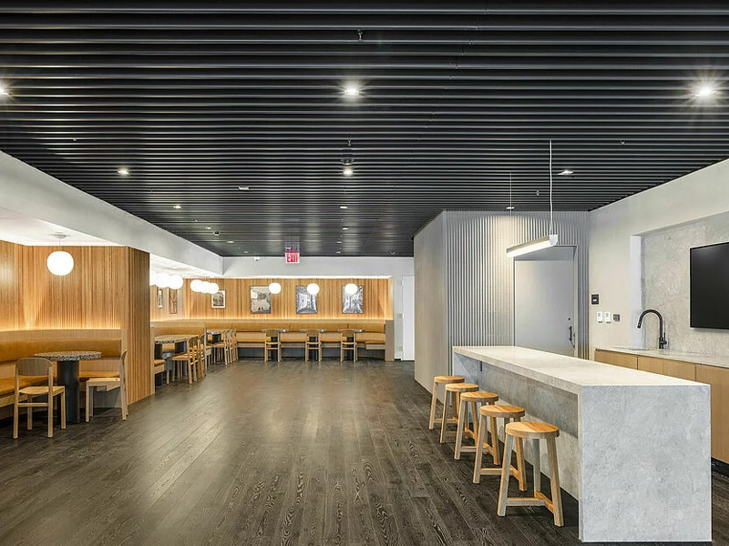 Lincoln Avenue, South Bronx, New York Metal Ceiling Tiles Aluminum False Panels Lincoln Avenue, South Bronx, New York Metal Ceiling Tiles Aluminum False Panels