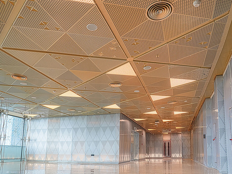 Yashobhoomi, Dwarka, New Delhi Clip-in Metal ceiling System Aluminum False Panels Yashobhoomi, Dwarka, New Delhi Clip-in Metal ceiling System Aluminum False Panels
