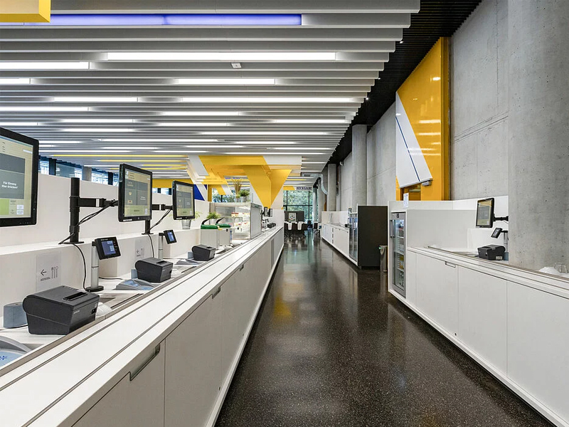 Ludwig-Maximilians-Universität, Munich Strip Ceiling System Aluminum False Metal Panel Ludwig-Maximilians-Universität, Munich Strip Ceiling System Aluminum False Metal Panel