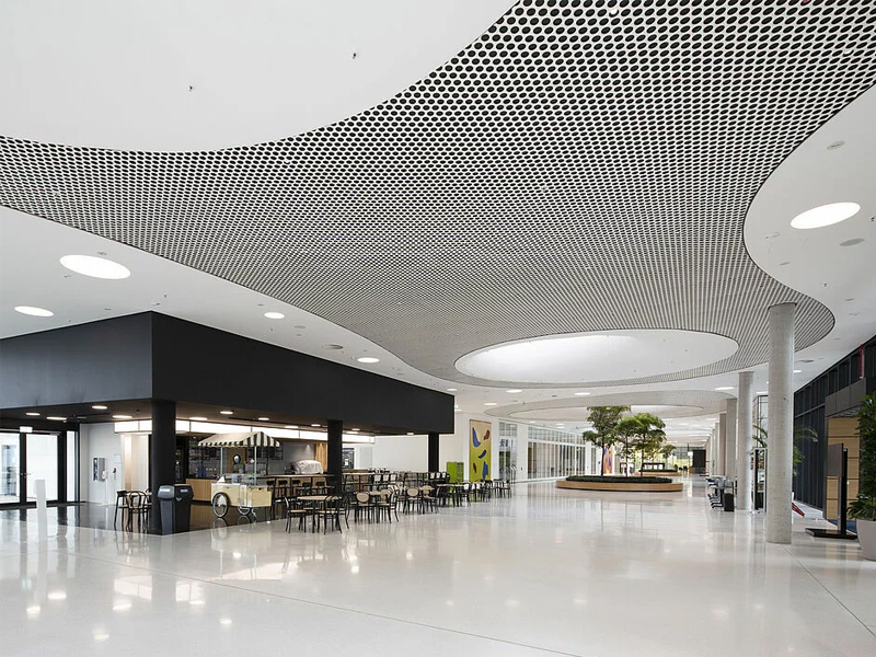 Atruvia AG, Karlsruhe Metal Ceiling Tiles Aluminum Perforated False Panels Atruvia AG, Karlsruhe Metal Ceiling Tiles Aluminum Perforated False Panels