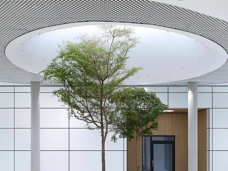 Atruvia AG, Karlsruhe Metal Ceiling Tiles Aluminum Perforated False Panels Atruvia AG, Karlsruhe Metal Ceiling Tiles Aluminum Perforated False Panels