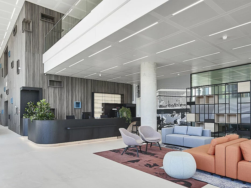 BOLD, Eindhoven Metal Ceiling System Aluminum False Strip Ceiling