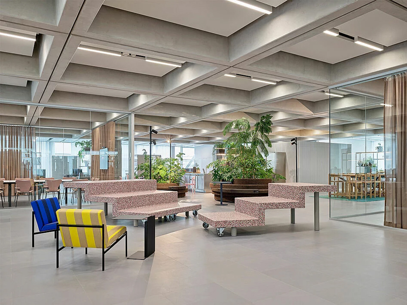 Roche FRITZ building, Grenzach-Wyhlen Metal Panel Aluminum False Ceiling