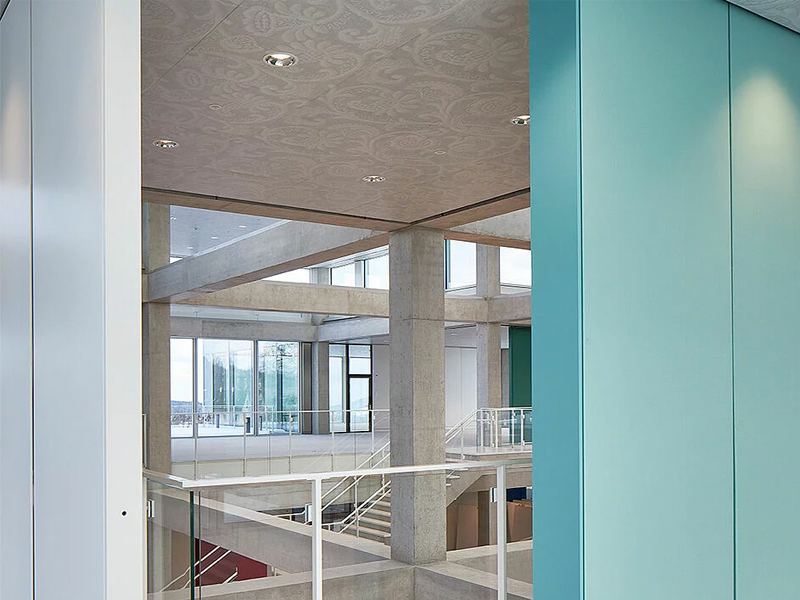  HSG Learning Center SQUARE, St. Gallen Metal Ceiling System Aluminum False Panel