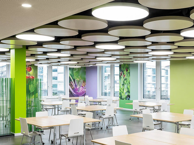 Felix Platter-Spital, Metal Ceiling System Aluminum False Ceiling Panel Felix Platter-Spital, Metal Ceiling System Aluminum False Ceiling Panel