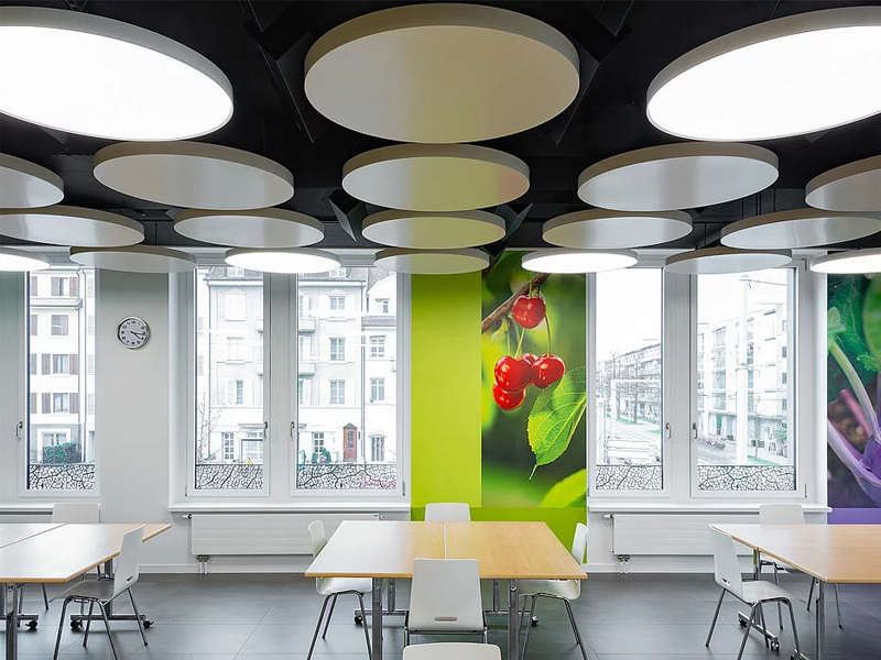 Felix Platter-Spital, Metal Ceiling System Aluminum False Ceiling Panel Felix Platter-Spital, Metal Ceiling System Aluminum False Ceiling Panel