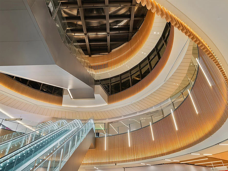 LaLaport Bukit Bintang City Centre, Kuala Lumpu Metal Strip False Aluminum Ceiling