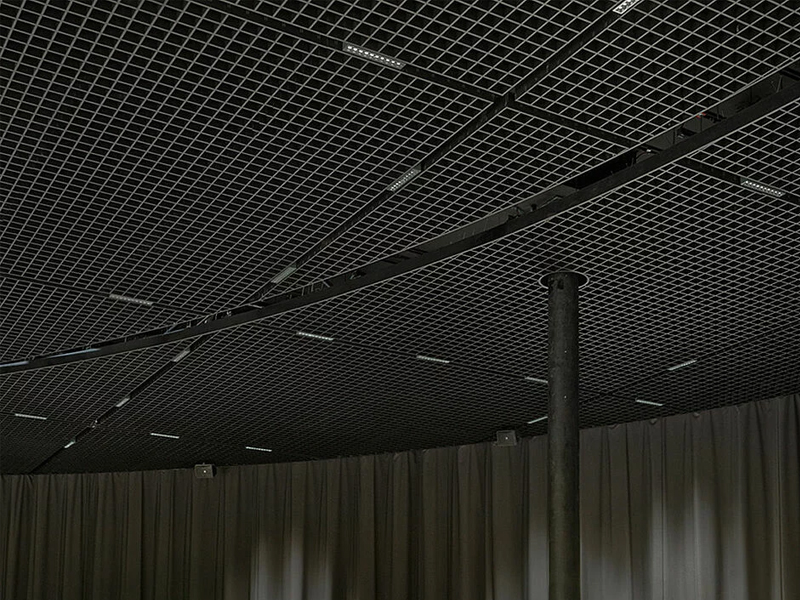 Bourse de Commerce-Pinault Collection Expanded Metal Mesh Ceiling Aluminum panels Bourse de Commerce-Pinault Collection Expanded Metal Mesh Ceiling Aluminum panels