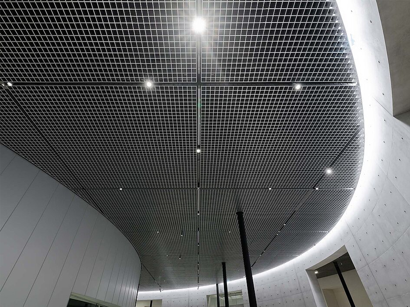 Bourse de Commerce-Pinault Collection Expanded Metal Mesh Ceiling Aluminum panels Bourse de Commerce-Pinault Collection Expanded Metal Mesh Ceiling Aluminum panels