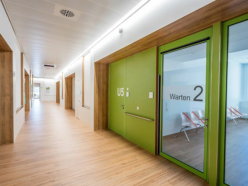 Kulmbach Clinic, Bavaria Aluminum False Panels Metal Ceiling System Kulmbach Clinic, Bavaria Aluminum False Panels Metal Ceiling System