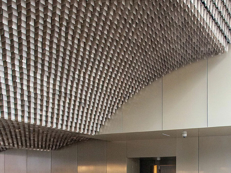 Browary Warszawskie, Warsaw Metal Ceiling System Baffle Aluminum False Panels