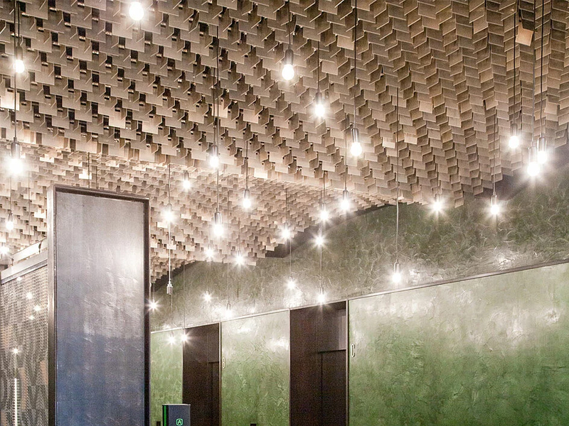 Browary Warszawskie, Warsaw Metal Ceiling System Baffle Aluminum False Panels