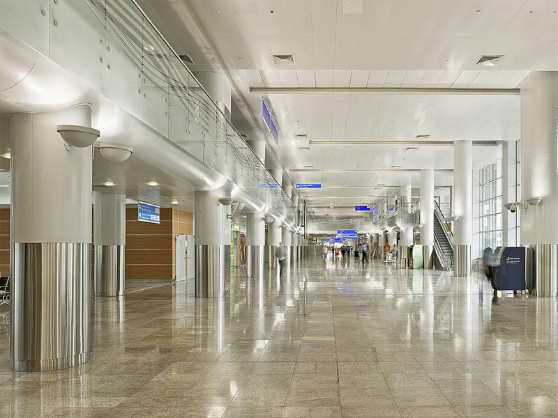 Sheremetyevo International Airport, Terminal D Metal Ceiling System Aluminum