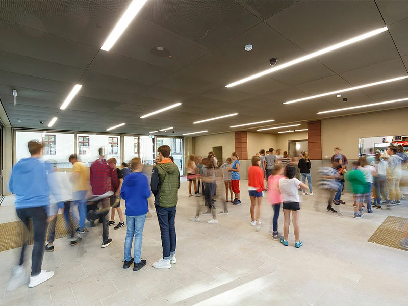  Wilhelmsgymnasium Munich Clip-in Metal ceiling System Aluminum False