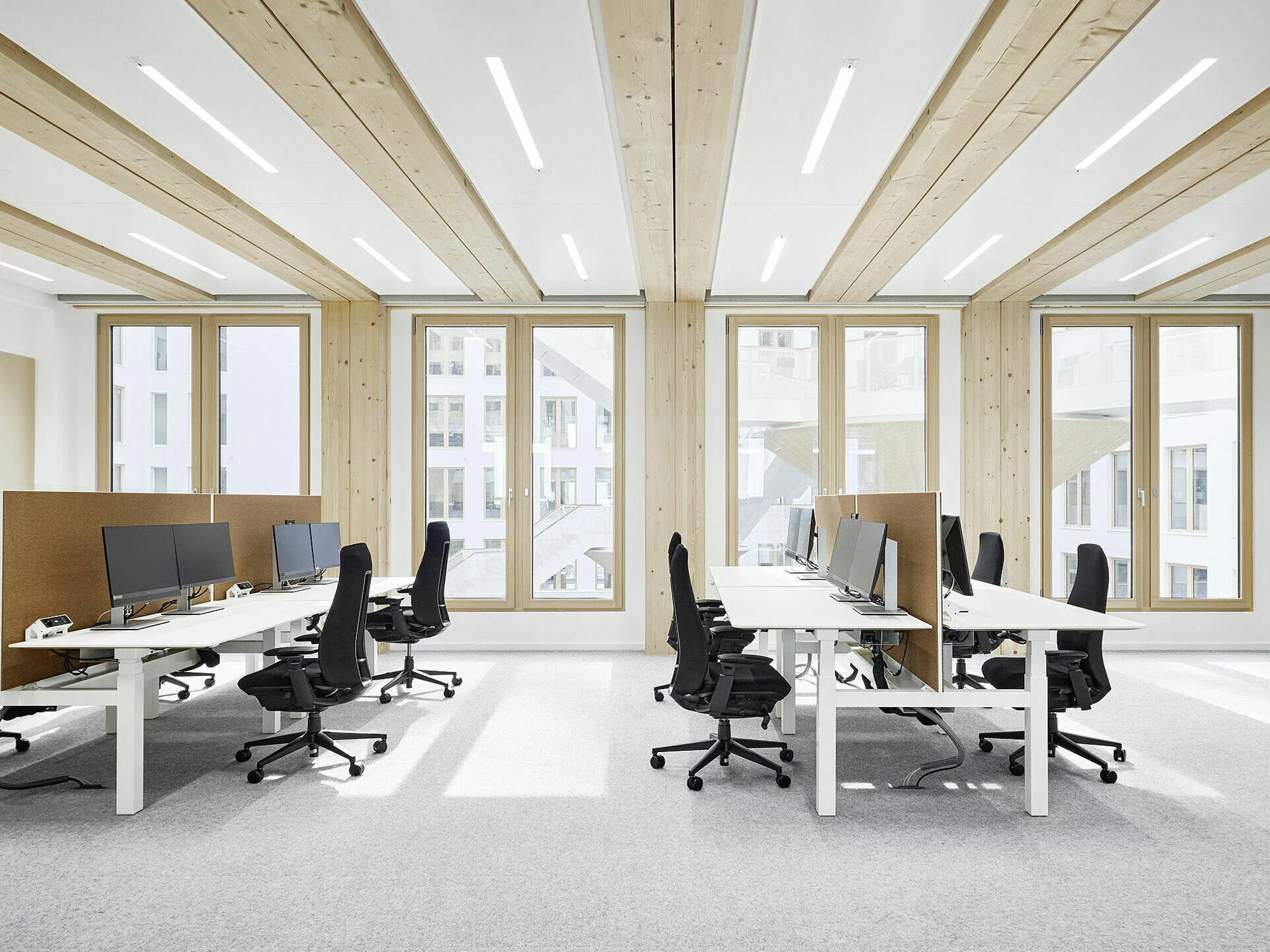 Vattenfall SXB Südkreuz, Berlin Strip Ceiling System Metal Panels Aluminum False Ceiling