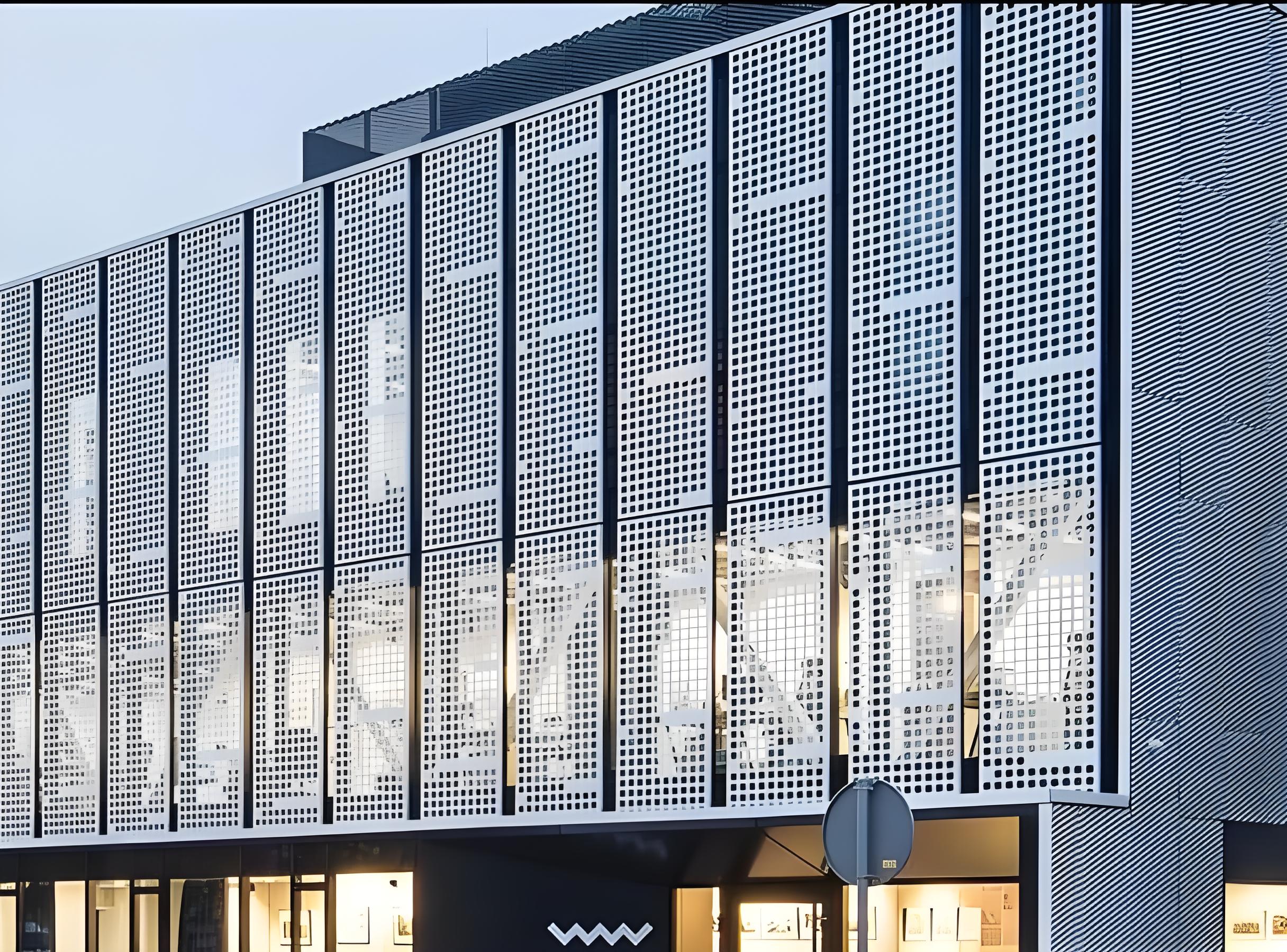 aluminum perforated wall cladding metal panels curtain wall aluminum perforated wall cladding metal panels curtain wall