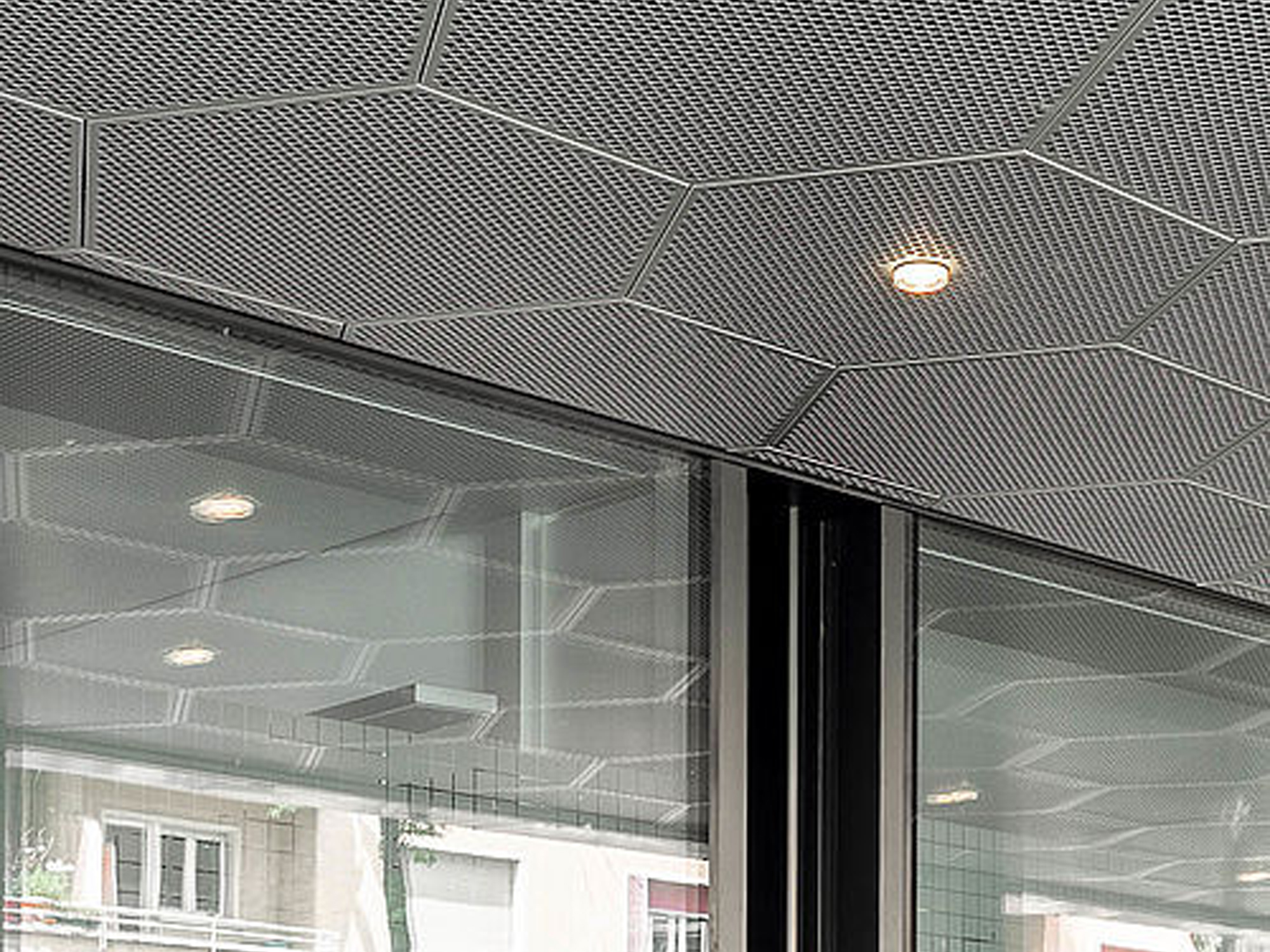 Hexagonal Grid Ceiling Aluminum Ceiling METAL PANELS Hexagonal Grid Ceiling Aluminum Ceiling METAL PANELS