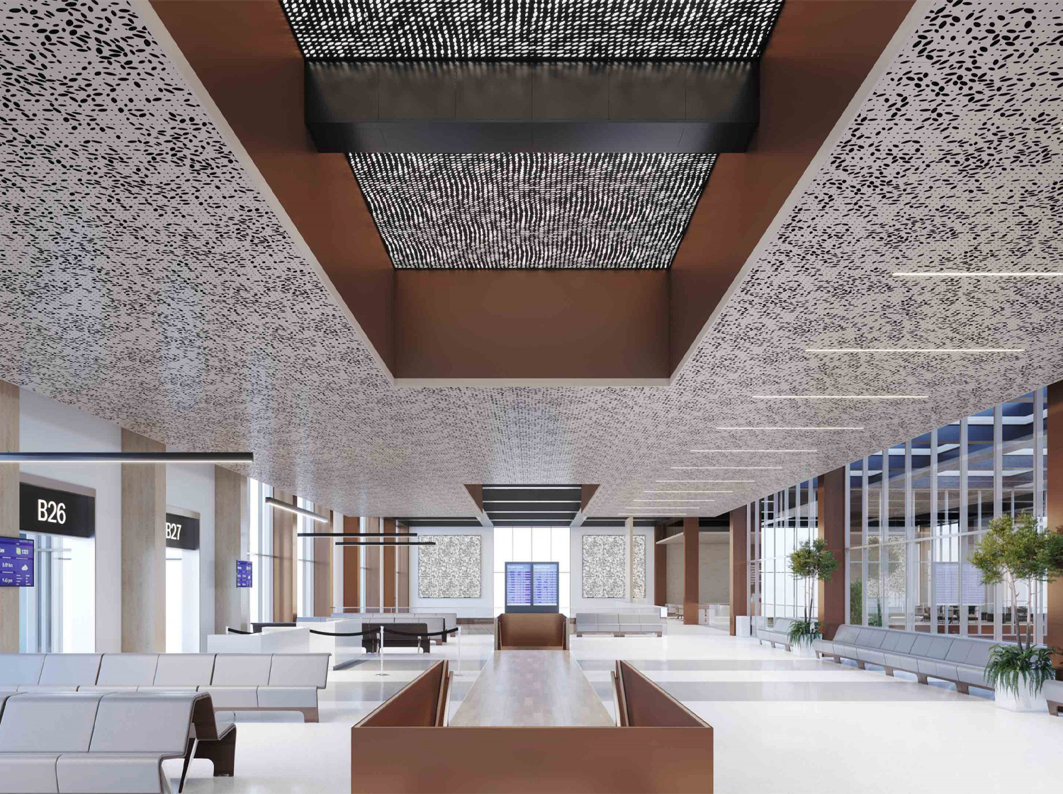 Decorative indoor Aluminium perforated ceiling panel for Office Building Decorative indoor Aluminium perforated ceiling panel for Office Building