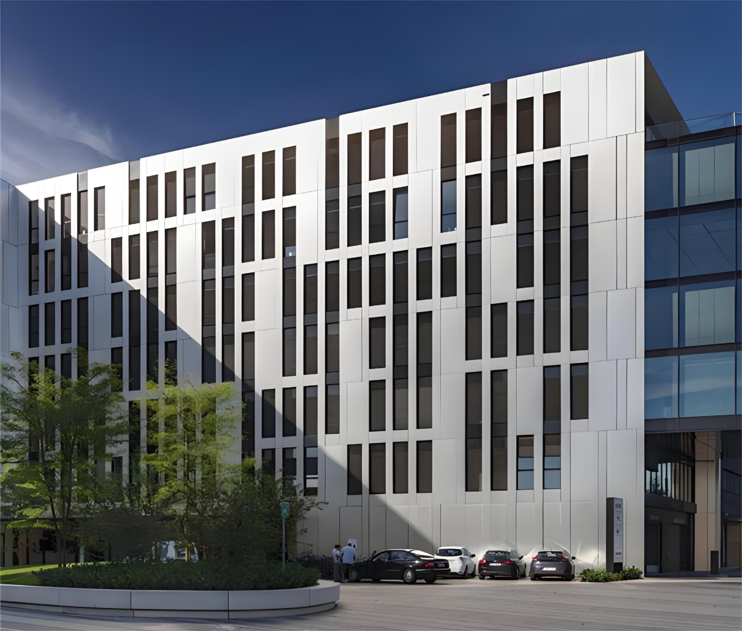 Custom Aluminum curtain wall Metal facade cladding panels for office building Custom Aluminum curtain wall Metal facade cladding panels for office building