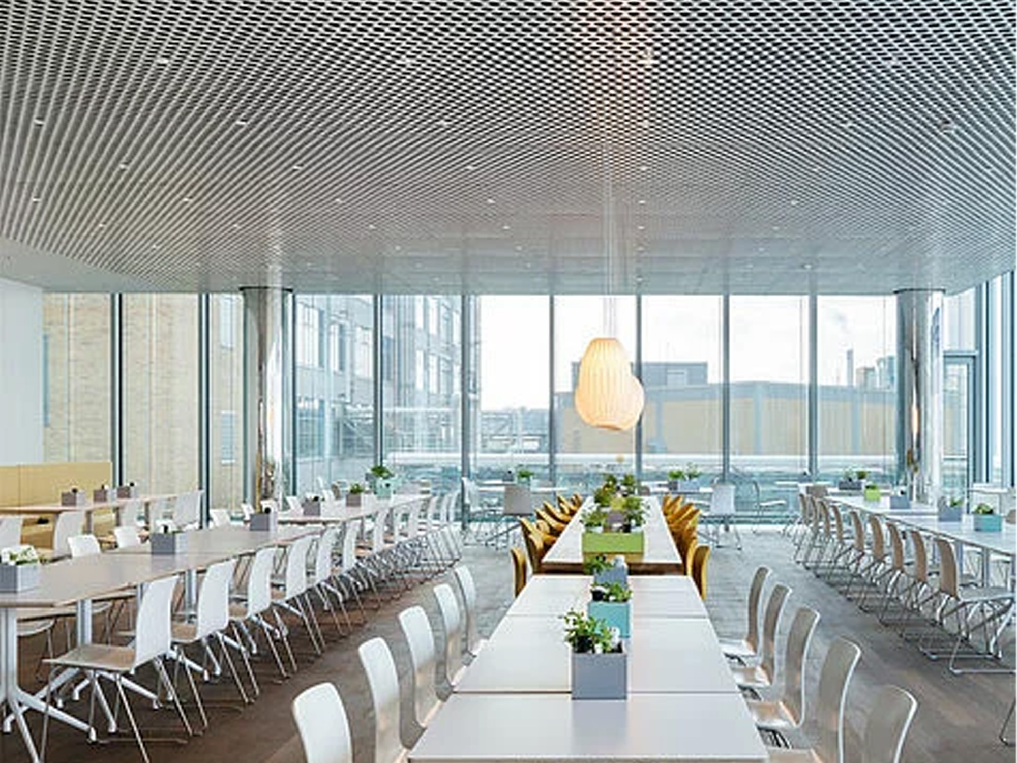 INNOVATION CENTER Metal Aluminum Ceiling Metal panels INNOVATION CENTER Metal Aluminum Ceiling Metal panels