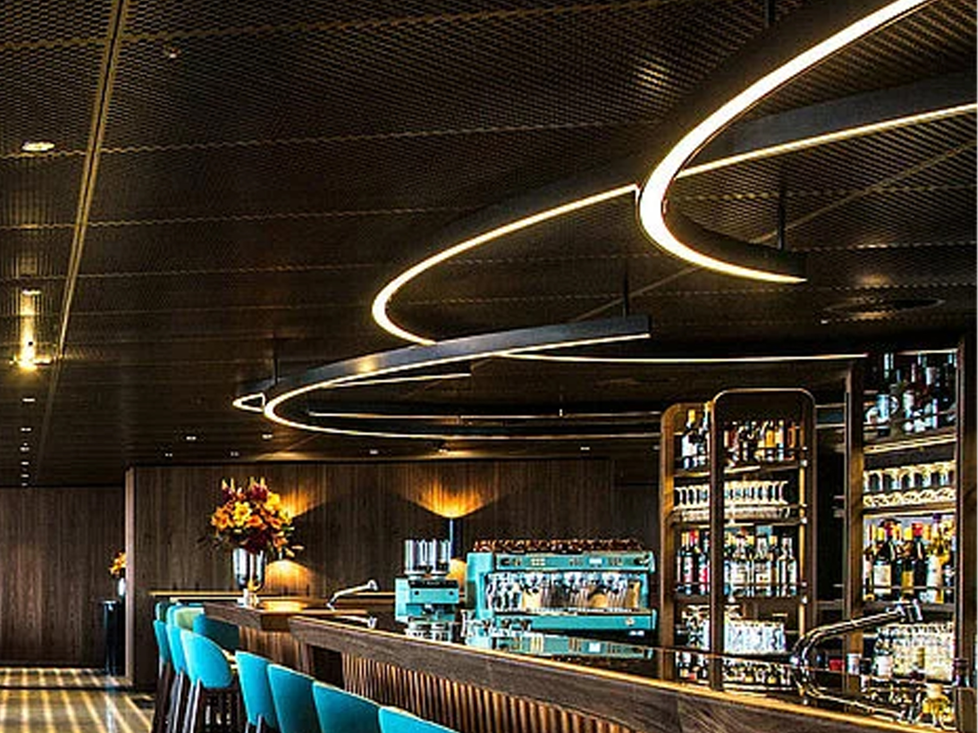 Restaurant Aluminum False Ceiling Panel METAL PANELS OPEN GRID CEILING SYSTEMS Restaurant Aluminum False Ceiling Panel METAL PANELS OPEN GRID CEILING SYSTEMS