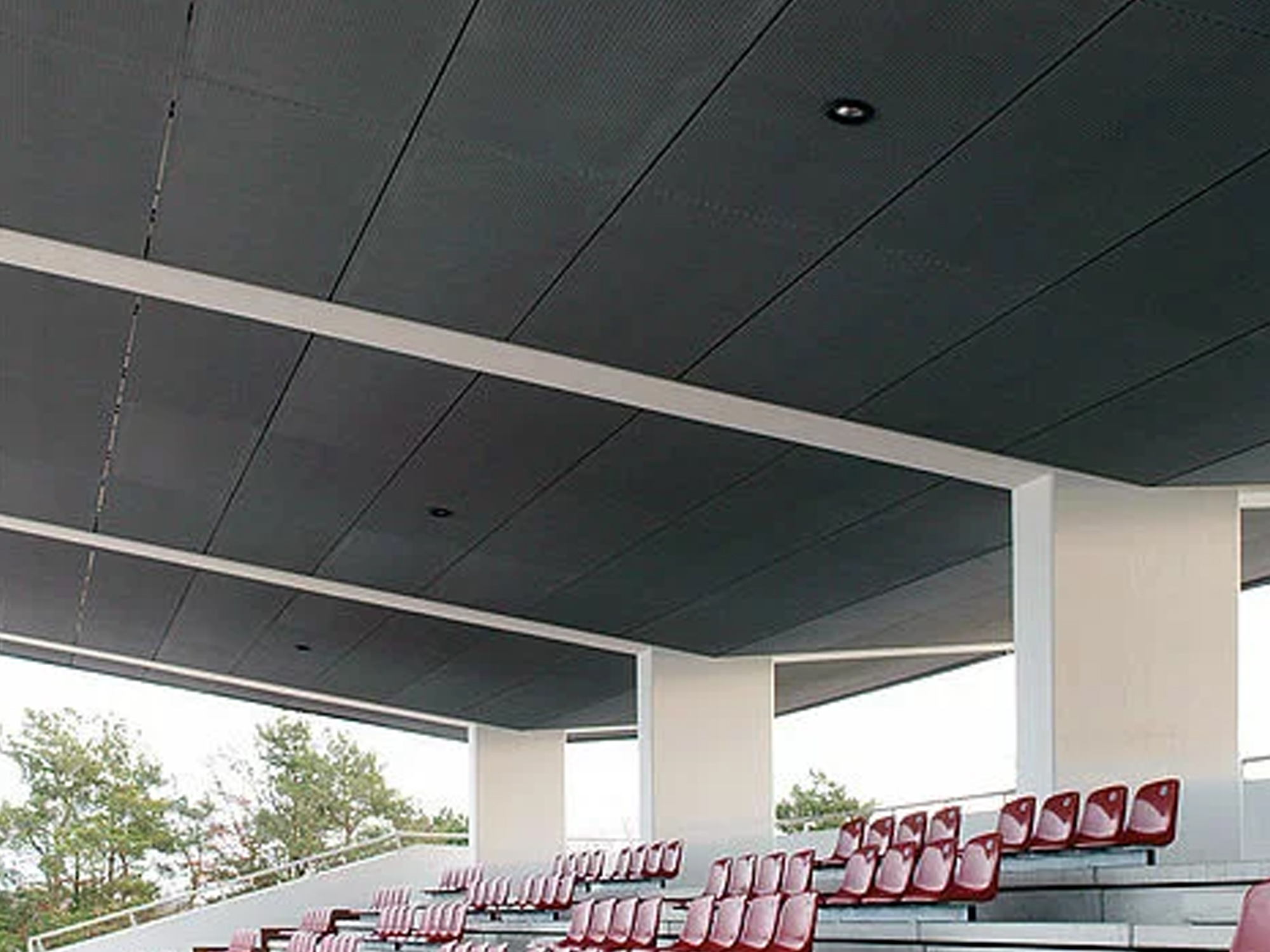 Olympic shooting range Aluminum Metal Ceiling Aluminum False Ceiling Panel Ceiling Panel