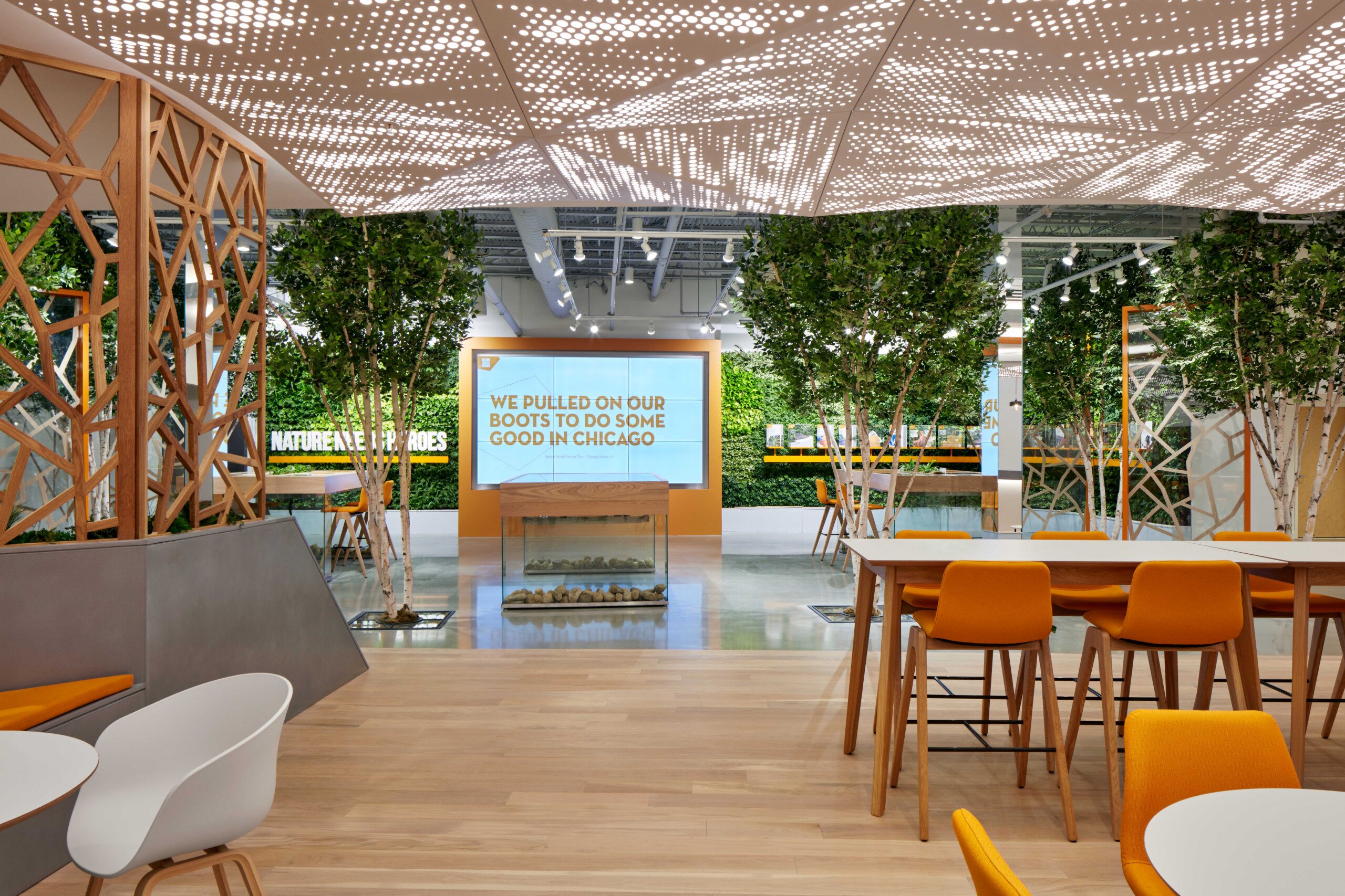 Transforming Commercial Spaces with Perforated Aluminum Panel Ceilings Transforming Commercial Spaces with Perforated Aluminum Panel Ceilings