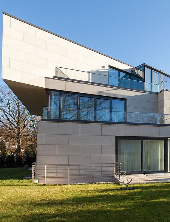 Residential Building Jürgensallee metal cladding details flashclad cladding aluminium wall clad