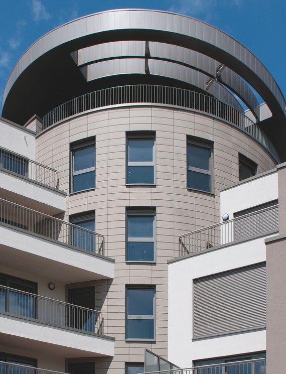 Résidence Agath Metal Wall Cladding Aluminium Wall Cladding Systems Metal Cladding Details