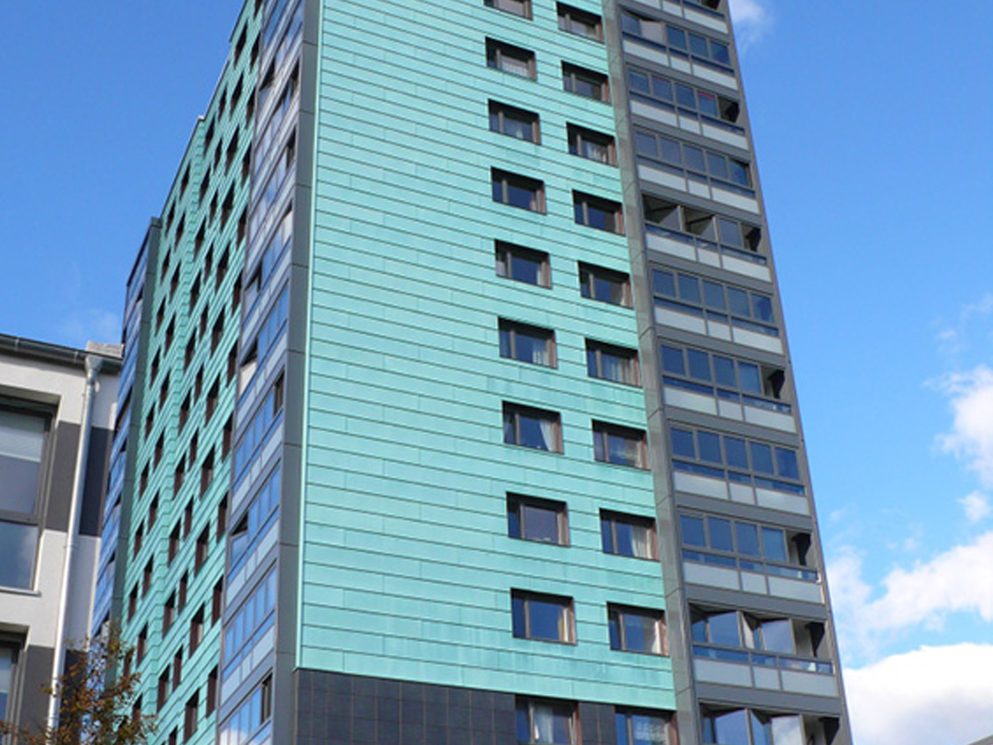 WBG Kiel-Ost METAL PANELS Aluminium Wall Cladding Systems Flashclad Cladding WBG Kiel-Ost METAL PANELS Aluminium Wall Cladding Systems Flashclad Cladding