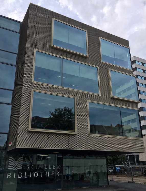 Schiller Library METAL PANELS Metal Cladding Details Aluminium Wall Cladding Systems