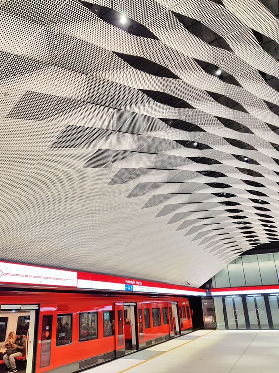 Architectural Masterpieces of New Helsinki & Espoo Metro Stations: The Metal Ceiling Elegance Architectural Masterpieces of New Helsinki & Espoo Metro Stations: The Metal Ceiling Elegance