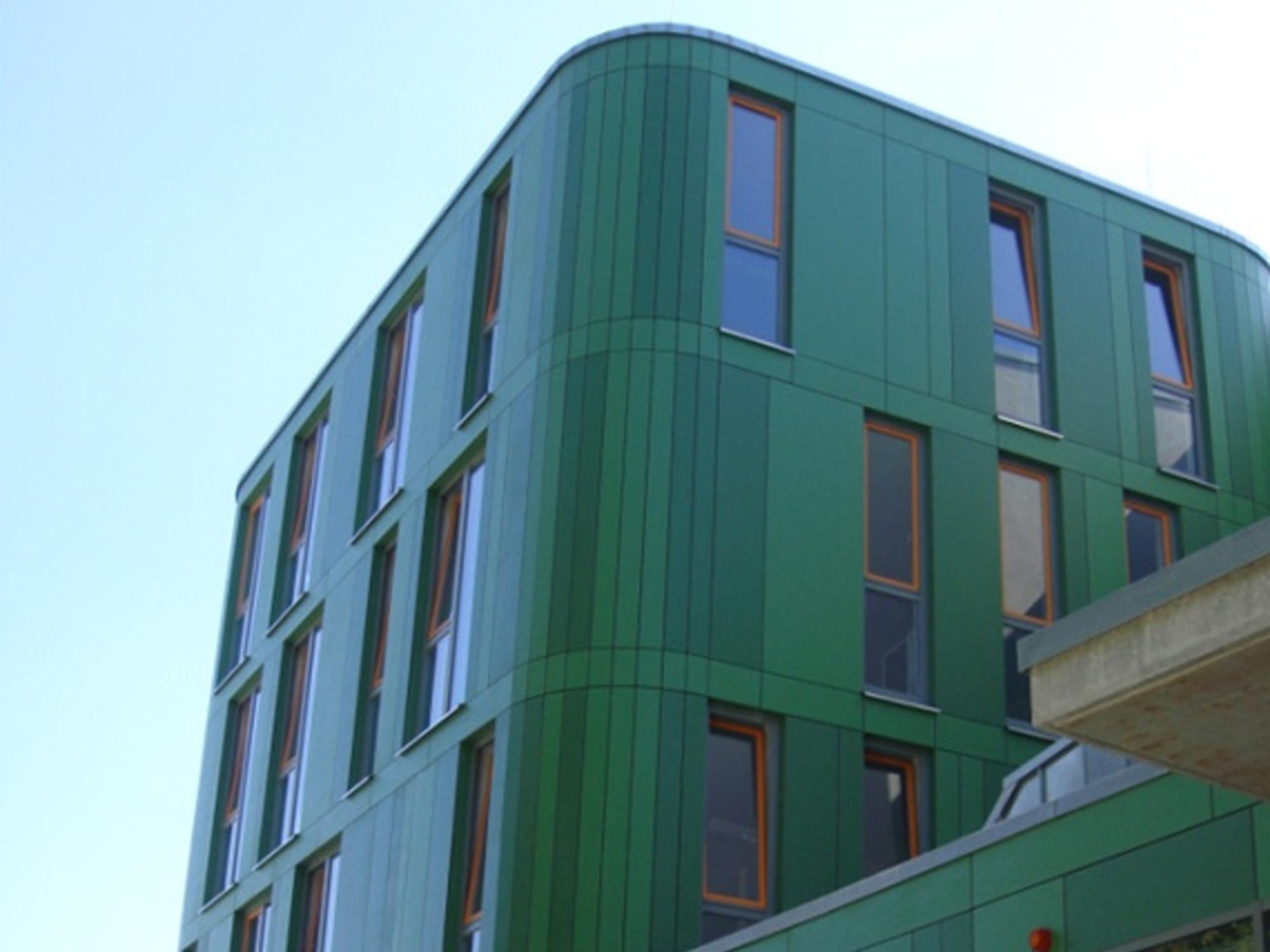 Franz Mehring School Aluminum Wall Cladding Laser Cutting Aluminum Cladding Metal Cladding Deta