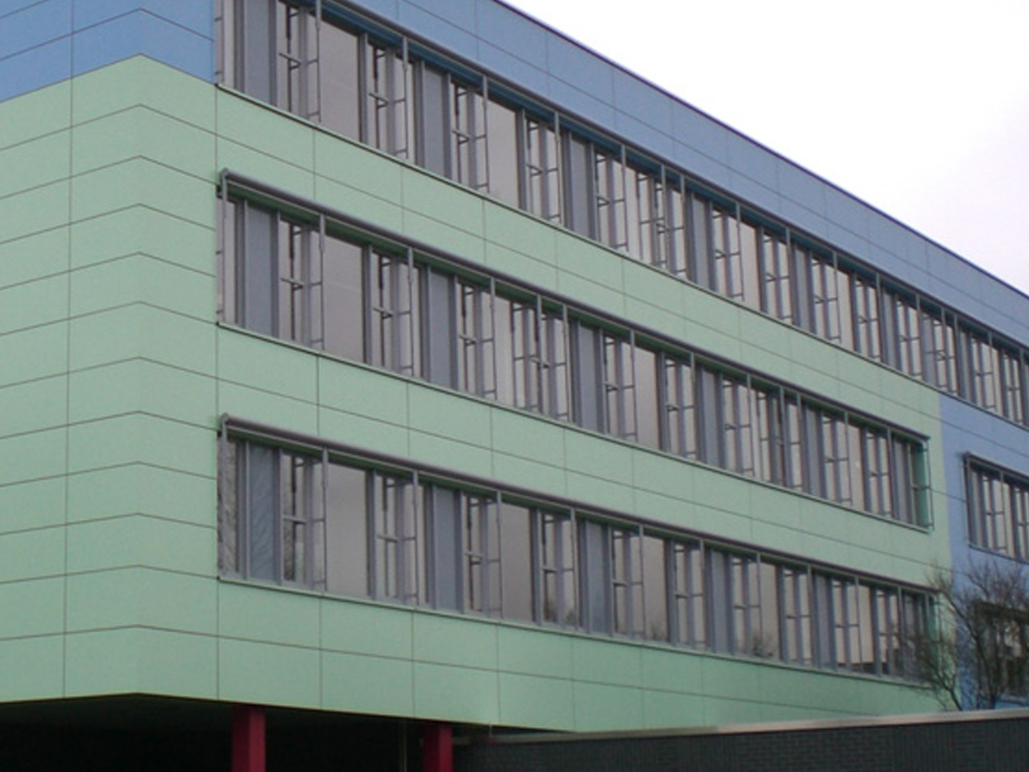 School  Flashclad Cladding Metal Cladding Details Aluminium Wall Cladding Systems