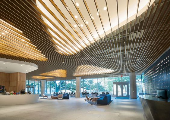 Harmonizing Aesthetics and Acoustics: Custom Modern Aesthetics and Acoustic Harmony: Aluminum Baffle Ceiling Solutions.jpg Harmonizing Aesthetics and Acoustics: Custom Modern Aesthetics and Acoustic Harmony: Aluminum Baffle Ceiling Solutions.jpg