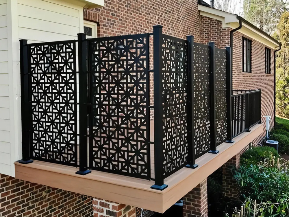 Decorative Screen Privacy Screen Metal Laser Cut Outdoor Aluminum Garden Screen