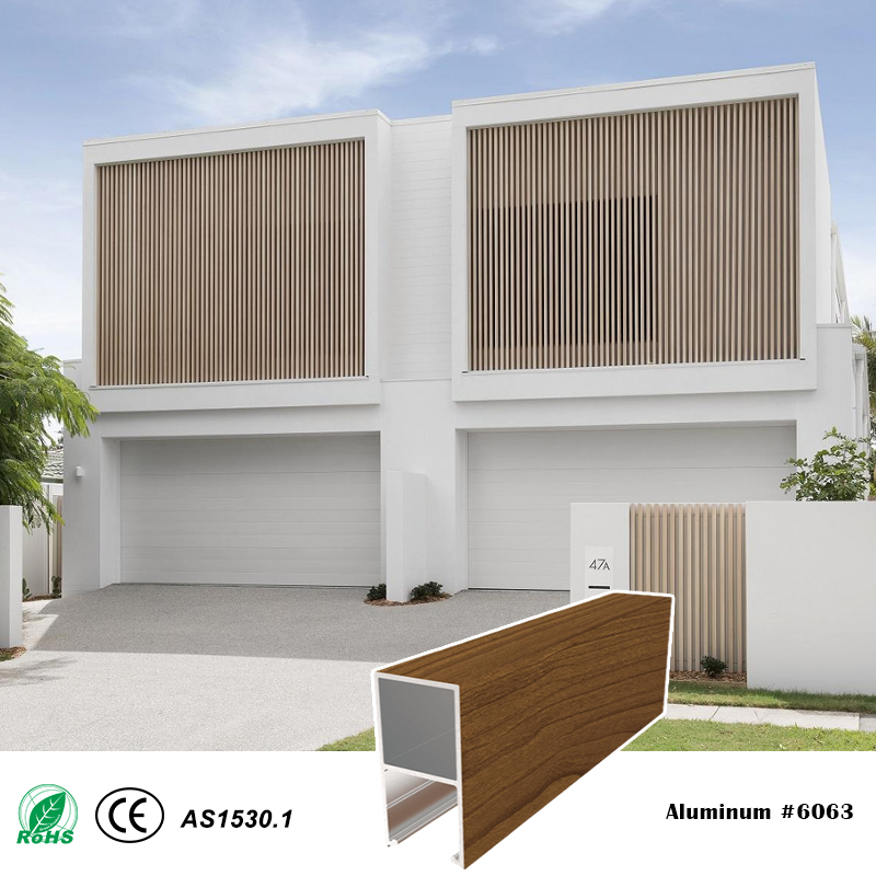 25mm Series 25x50mm Cover Two-Piece Aluminum Batten System for Screen Wall Ceiling Facade garag