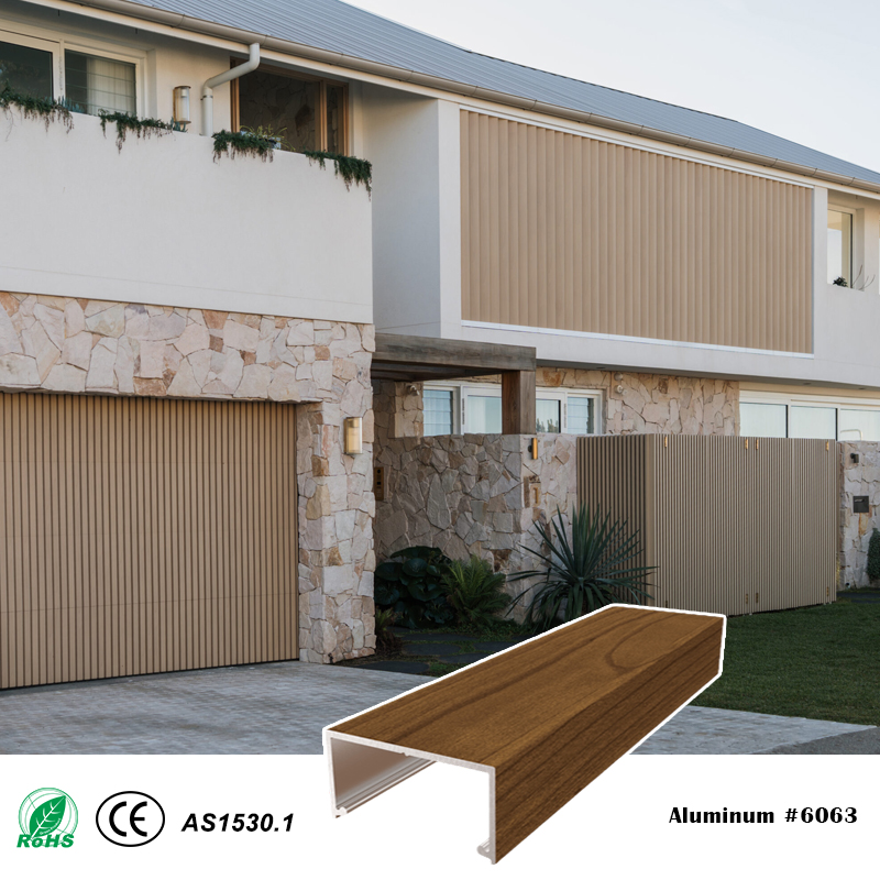 40mm Series 40x20mm Cover Two-Piece Aluminum Batten System for Screen Wall Ceiling Facade Garag