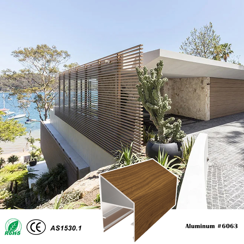 50mm Series 50x80mm Angle Cover Two-Piece Aluminum Batten System for Screen Wall Ceiling Facade