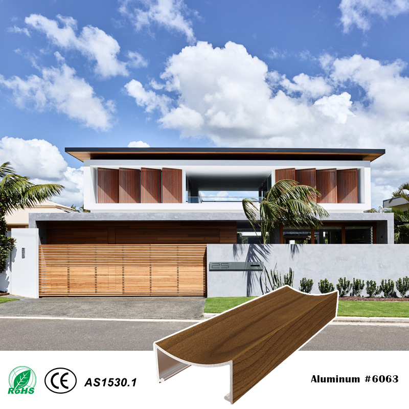 40mm Series 40x20mm Concave Cover Two-Piece Aluminum Batten System for Screen Wall Ceiling Faca