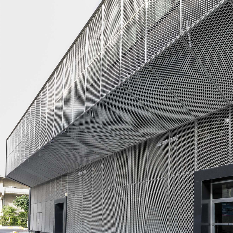 Europe Expanded Metal Mesh Facade Panels for Architectural and Commercial Exteriors
