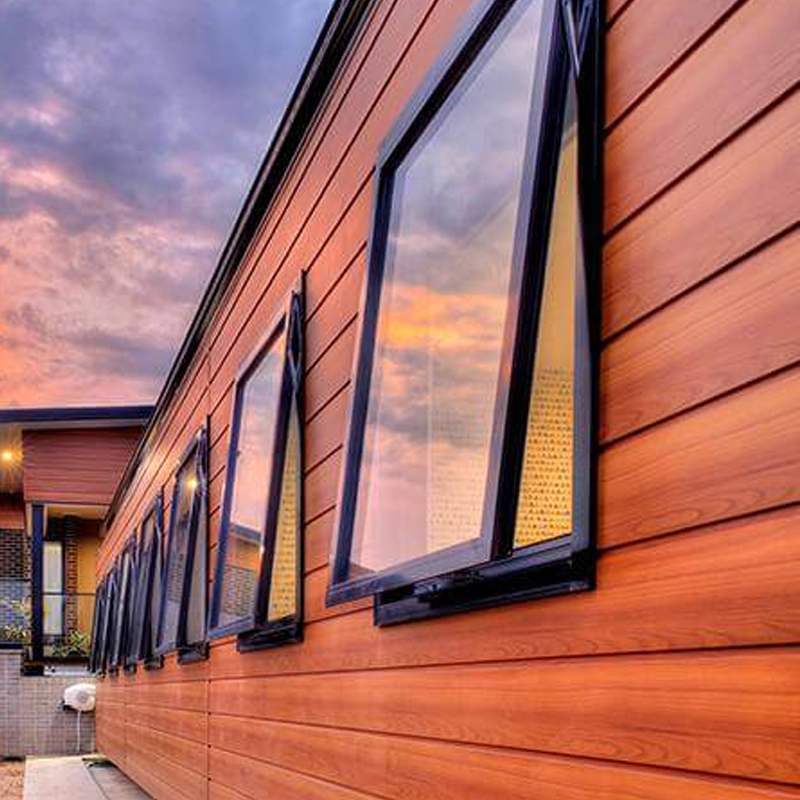 America Wood-Look Aluminum Cladding Panels for Modern Exterior Facades