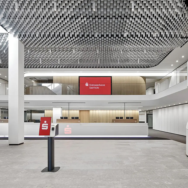 Australia Liva Open-Cell Ceiling Panels for Modern Architectural Interiors and Acoustic Solutio