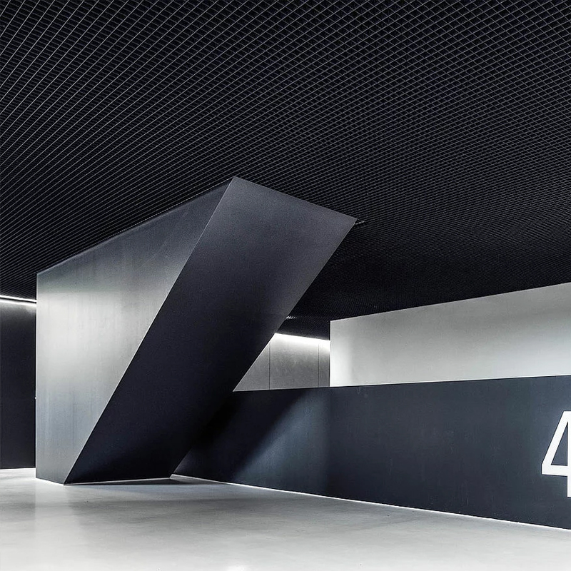 America Acoustic Open-Cell Metal Ceiling System for Commercial and Architectural Spaces