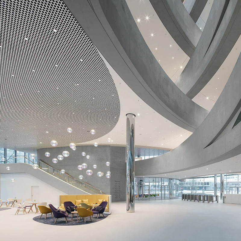 Europe High-Quality Perforated Aluminum Ceiling Panels for Modern Facades and Interior Cladding