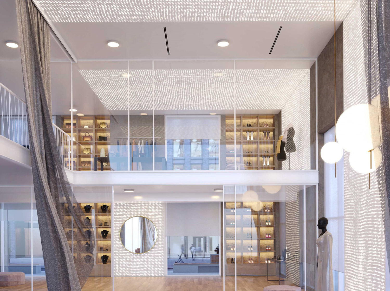 Aluminum Perforated False Ceiling Panel Custom metal ceiling for Store Aluminum Perforated False Ceiling Panel Custom metal ceiling for Store